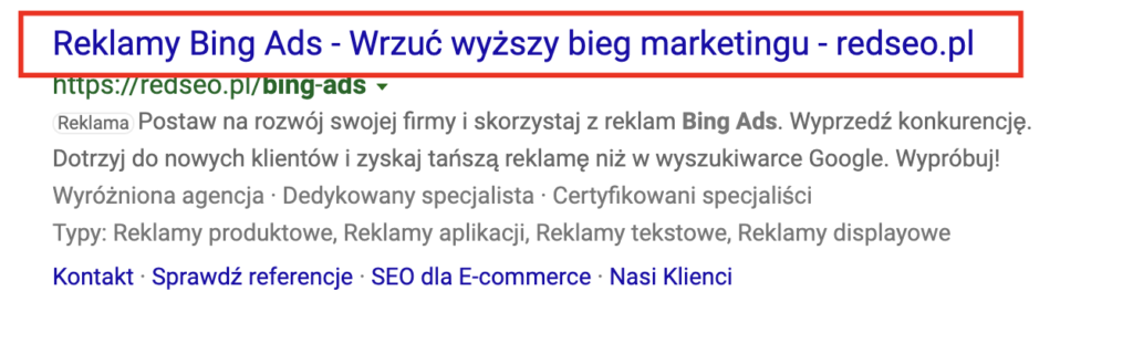 rozszerzenie automatyczne nagłówka Bing Ads